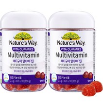 네이처스웨이 비타구미 멀티비타민 딸기맛 120p, 300g, 2개