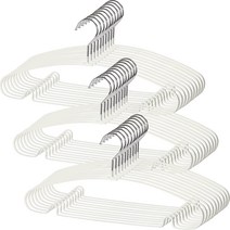 조은리빙 코팅 논슬립 옷걸이, 화이트, 30개