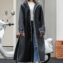 피어니스트 롱 레인코트 EVA 라이딩 우비 우의