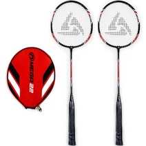 스타스포츠 메가 22 배드민턴 라켓 DR-SS22F2 2p + 헤드 커버 가방 세트, DR-SS22F2(배드민턴 라켓), 1세트
