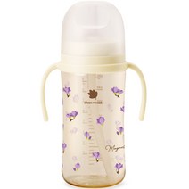 그린핑거 베베그로우 PPSU 빨대컵 280ml, 목련(크림), 1개