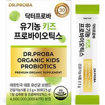 닥터프로바 유기농 키즈 프로바이오틱스 30포, 1개
