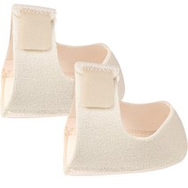 이즈코리아 뒤꿈치보호 꿈치케어 벨크로타입 쿠션패드 S, 1세트, 베이지