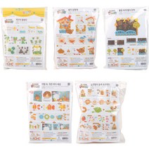 플레이콘 창의 꾸러미 5종 세트, 합창단, 삼형제, 불꽃축제, 바다세상, 초코랜드, 1세트