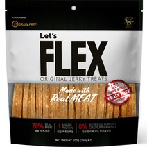 플렉스 그레인프리 반려견 져키, 닭고기 순살 육포 슬라이스, 500g, 1개