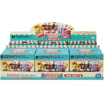 키즈팡팡 빌드앤펀 귀여운 마트 친구들 블럭 6p, 랜덤발송