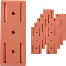 블루레이크 전선 케이블 멀티탭 거치 홀더, 핑크, 10개