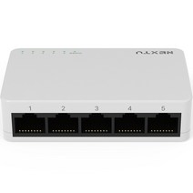 넥스트유 100Mbps 5포트 미니 스위치 허브, NEXT-9305SH