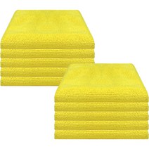 칼트 멀티플 극세사 행주 소형 옐로우, 10개