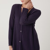 올리비아로렌 여성용 A라인 골지 가디건 VOCBC3F7421