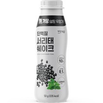 비단식당 한끼식사 단백질 서리태쉐이크, 50g, 1개