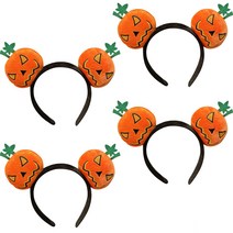 파티쇼 할로윈 호박 머리띠 대형, A타입, 4개
