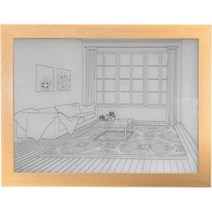 LED 그림 액자 무드등 대형, 여름하늘