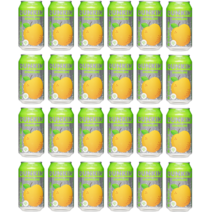 던킨 제로 스파클링 배, 350ml, 24개
