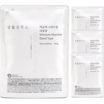 생활공작소 스탠드형 대용량 제습제, 250g, 4개