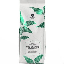 맥널티 브라질 산토스 내추럴 원두, 홀빈(분쇄안함), 1kg, 1개