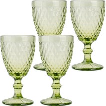 라리사 다이아 고블렛잔 300ml, 올리브, 4개