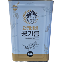 놀부 요리바바 콩기름, 18L, 1개