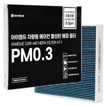 아이엠듀 PM0.3 차량용 에어컨필터 공기청정용, 1개, K08-1