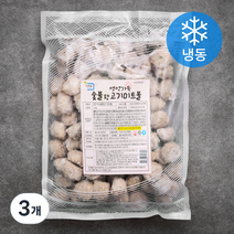 바른웰 영양가득 숯불향고기 미트볼 (냉동), 1kg, 3개