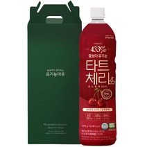 유기농 꽃보다 타트체리쥬스원액 433% 1250g + 선물박스, 1개