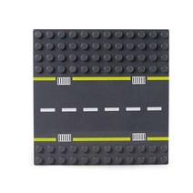 요고요 듀플로 규격 큰 블록용 도로판 직선형 19.2 x 19.2 cm