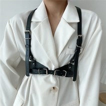 다온마켓 여성용 가죽 바디 멜빵 벨트
