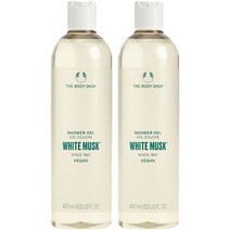 더바디샵 샤워젤 화이트 머스크향, 400ml, 2개