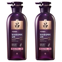 려 자양윤모 탈모증상케어 샴푸, 400ml, 2개