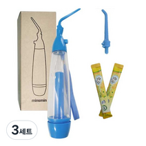 민스민 파란색 70ml + 짧은팁 랜덤발송 + 무알콜 가글 2p 세트, 3세트