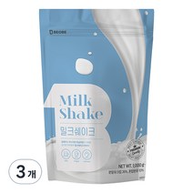 베오베 밀크쉐이크 파우더, 1kg, 1개입, 3개