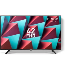 프리즘 FHD LED TV, 107cm, PT420FD, 스탠드형, 자가설치