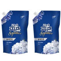 피죤 고농축 시그니처 섬유유연제 리필 아이스플라워, 1.6L, 2개