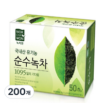 녹차원 유기농 순수녹차, 1.2g, 50개입, 4개