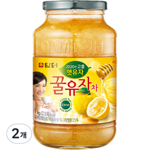 담터 꿀유자차, 1kg, 2개