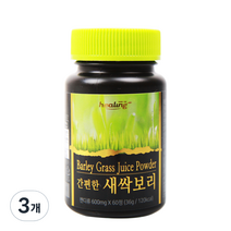 힐링 간편한 새싹보리 영양제, 60정, 36g, 3개