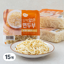 맑은물에 담백 얇은 면두부, 100g, 15개