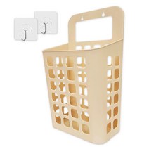 엘엘리빙 틈새 빨래바구니 대형, 베이지