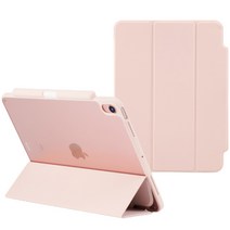 포지오 iDeal Clear Fit 애플펜슬 수납 태블릿PC 케이스, 핑크