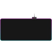 태리 RGB 게이밍 마우스패드 V6 900 x 400 x 6 mm, 블랙, 1개
