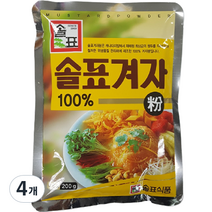 솔표식품 겨자분, 200g, 4개