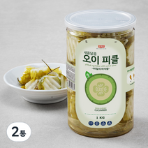 나무새 새콤달콤 오이피클, 1kg, 2통