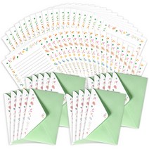 투영디자인 파스텔 컬러봉투 편지지 40p + 편지봉투 20p, 그린, 1세트