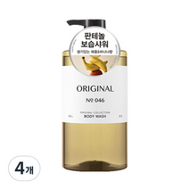 해피바스 오리지널 컬렉션 바디워시 오리지널향, 910g, 4개