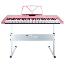 [피아노중고] 토이게이트 교습용 디지털 피아노 슬림형, TYPE A, 핑크