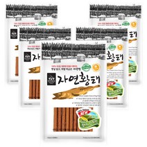 코코브라운 자연황태 져키 강아지 간식 80g, 황태 + 단호박 혼합맛, 5개