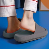 마켓플랜 통통 거실 실내화 2p, 그레이