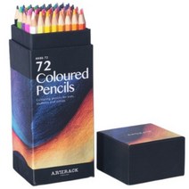 [스테들러텍스트서퍼색연필] 아베른 전문 수정 수채화 색연필, 72색, 1세트