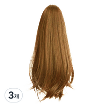 하이유니 숏 포니테일 가발 28cm, 허니브라운, 3개