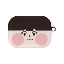 머큐리 큐티 디자인 에어팟 프로 케이스, 여친페이스